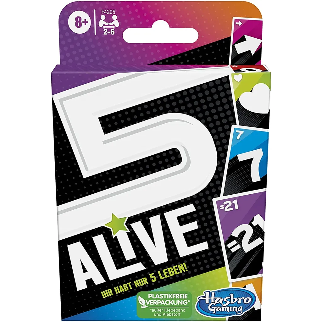 Hasbro Spiele & Puzzle 5 Alive Kartenspiel Kartenspiele Spiele Karten 7 Hasbro Spiele & Puzzle 5 Alive Kartenspiel Kartenspiele Spiele Karten – Bild 7