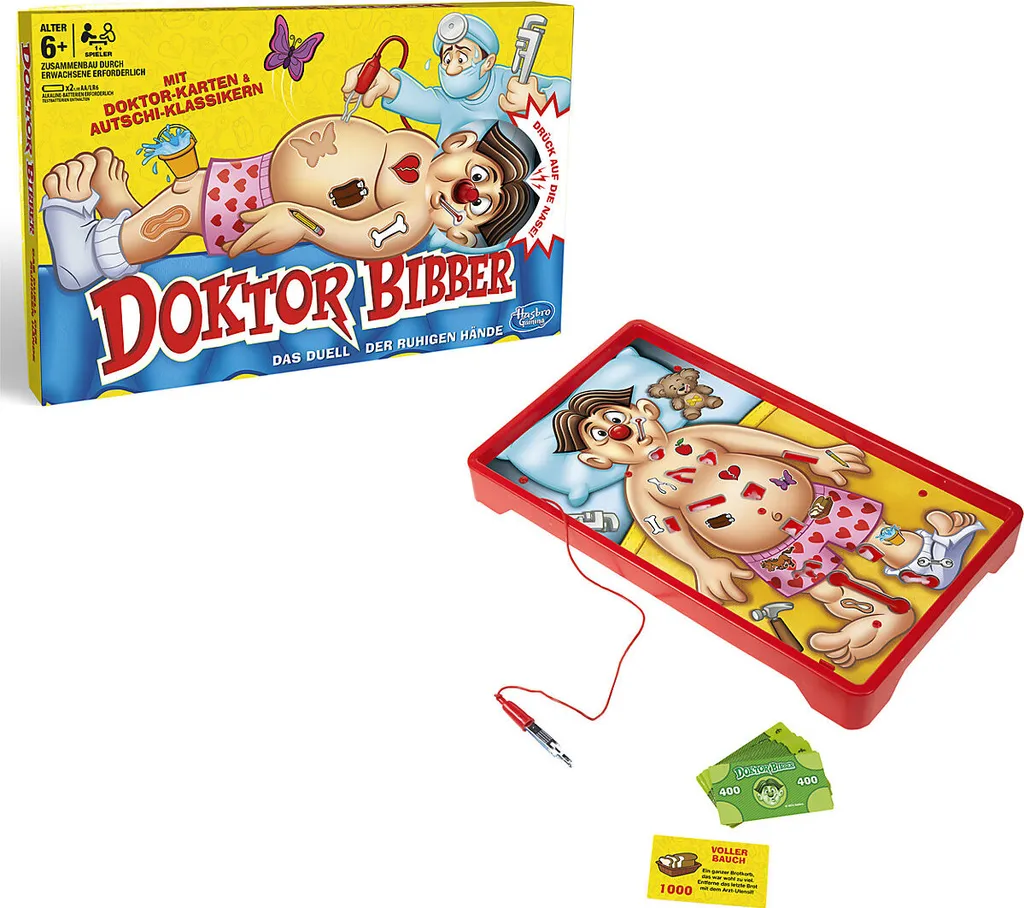 Hasbro Dr. Bibber, Gesellschaftsspiel Ab 6 Jahre 5 Hasbro Dr. Bibber, Gesellschaftsspiel Ab 6 Jahre – Bild 5