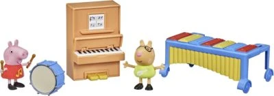 Hasbro Peppa Pig Peppa`s Adventures Peppa Macht Musik, Vorschulspielzeug Mit 2 Figuren Und 3 Accessoires, Für Kinder Ab 3 Jahren 2 Hasbro Peppa Pig Peppa`s Adventures Peppa Macht Musik, Vorschulspielzeug Mit 2 Figuren Und 3 Accessoires, Für Kinder Ab 3 Jahren – Bild 2