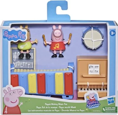 Hasbro Peppa Pig Peppa`s Adventures Peppa Macht Musik, Vorschulspielzeug Mit 2 Figuren Und 3 Accessoires, Für Kinder Ab 3 Jahren 3 Hasbro Peppa Pig Peppa`s Adventures Peppa Macht Musik, Vorschulspielzeug Mit 2 Figuren Und 3 Accessoires, Für Kinder Ab 3 Jahren – Bild 3