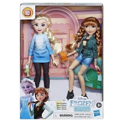 Puppen Anna & Elsa Freizeit-Outfit | Disney Eiskönigin | Frozen Hasbro 2 Puppen Anna & Elsa Freizeit-Outfit | Disney Eiskönigin | Frozen Hasbro – Bild 2
