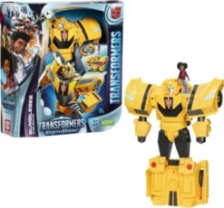 Transformers Spielzeug EarthSpark Spin Changer Bumblebee Und Mo Malto Figur