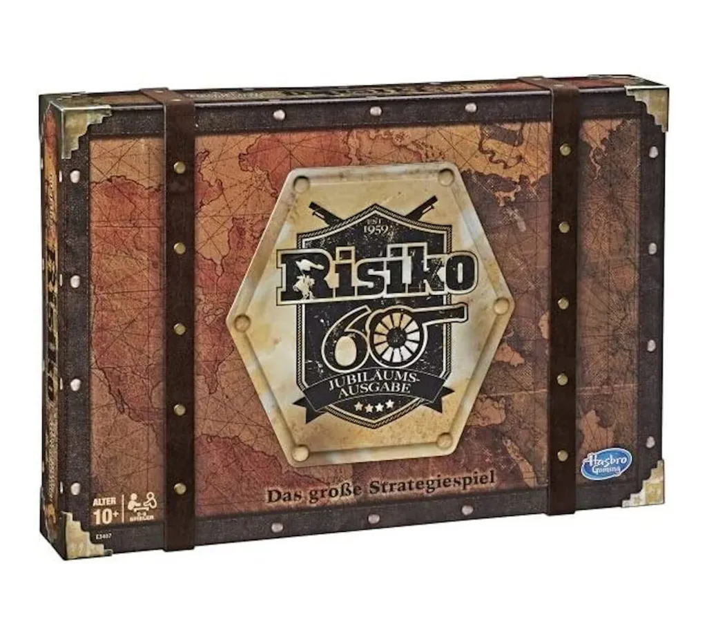 Hasbro - Risiko - 60 Jahre Jubiläums-Ausgabe Brettspiel Gesellschaftsspiel Strategiespiel 1 Hasbro - Risiko - 60 Jahre Jubiläums-Ausgabe Brettspiel Gesellschaftsspiel Strategiespiel