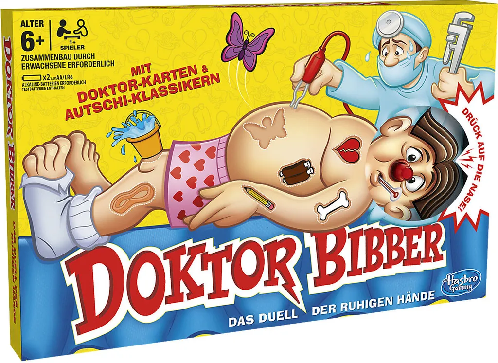 Hasbro Dr. Bibber, Gesellschaftsspiel Ab 6 Jahre 4 Hasbro Dr. Bibber, Gesellschaftsspiel Ab 6 Jahre – Bild 4