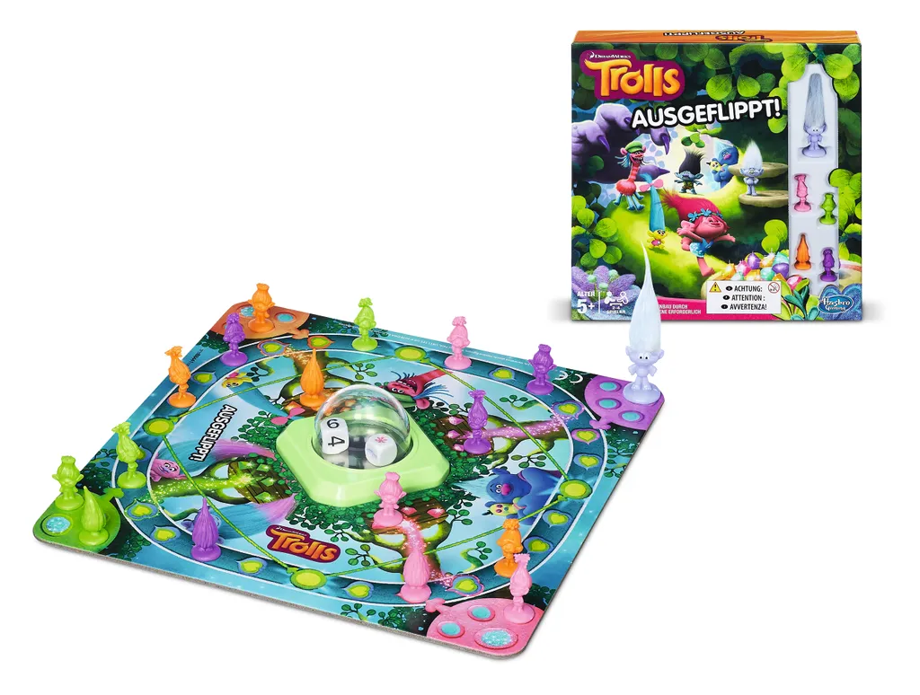 Hasbro Gaming - Ausgeflippt! Trolls B8441100 1 Hasbro Gaming - Ausgeflippt! Trolls B8441100