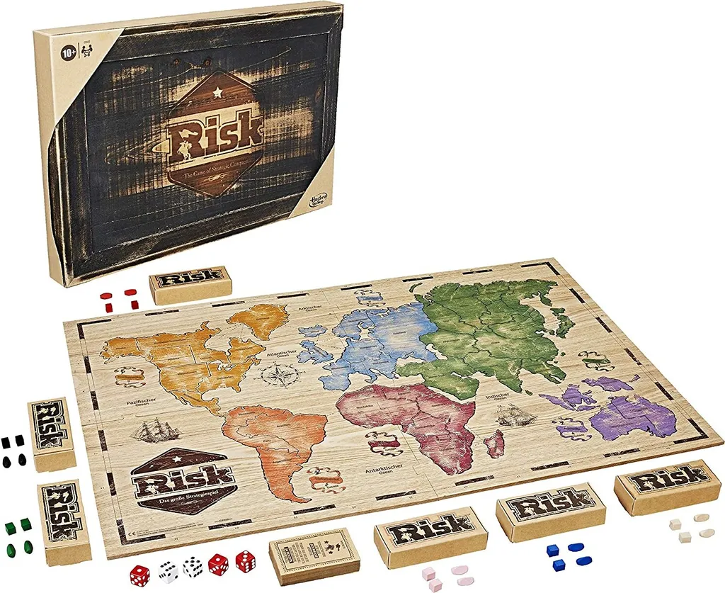 Hasbro - Risiko - Holz Sonderedition Brettspiel Gesellschaftsspiel 3 Hasbro - Risiko - Holz Sonderedition Brettspiel Gesellschaftsspiel – Bild 3