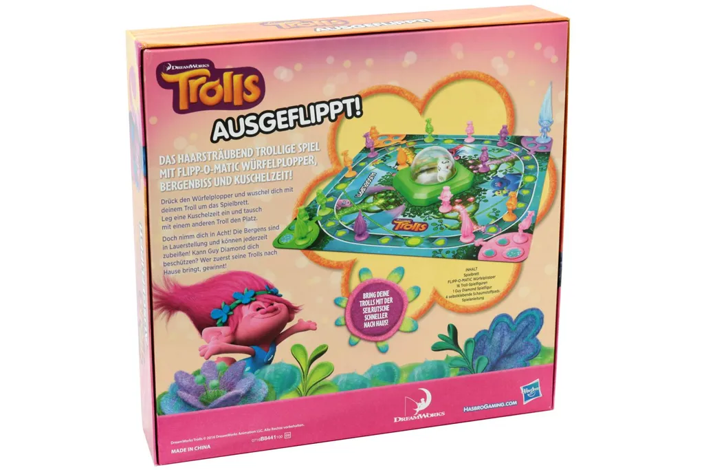 Hasbro Gaming - Ausgeflippt! Trolls B8441100 11 Hasbro Gaming - Ausgeflippt! Trolls B8441100 – Bild 11