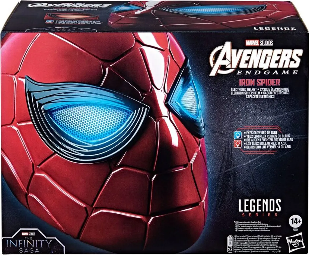 Hasbro Avengers: Endgame Iron Spider Marvel Legends Series Elektronischer Helm HASF0201 4 Hasbro Avengers: Endgame Iron Spider Marvel Legends Series Elektronischer Helm HASF0201 – Bild 4