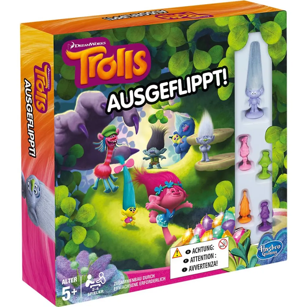 Hasbro Gaming - Ausgeflippt! Trolls B8441100 12 Hasbro Gaming - Ausgeflippt! Trolls B8441100 – Bild 12