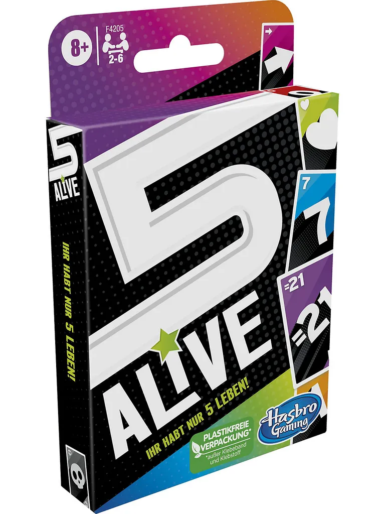 Hasbro Spiele & Puzzle 5 Alive Kartenspiel Kartenspiele Spiele Karten 1 Hasbro Spiele & Puzzle 5 Alive Kartenspiel Kartenspiele Spiele Karten