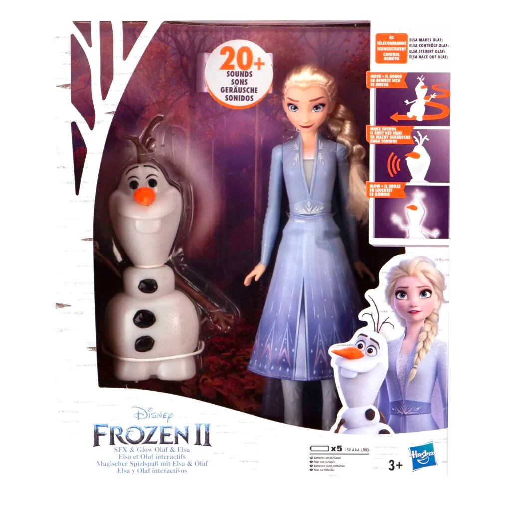 Hasbro E5508 Frozen Disney Die Eiskönigin II Elsa Puppe Magischer Olaf Leuchtet 6 Hasbro E5508 Frozen Disney Die Eiskönigin II Elsa Puppe Magischer Olaf Leuchtet – Bild 6