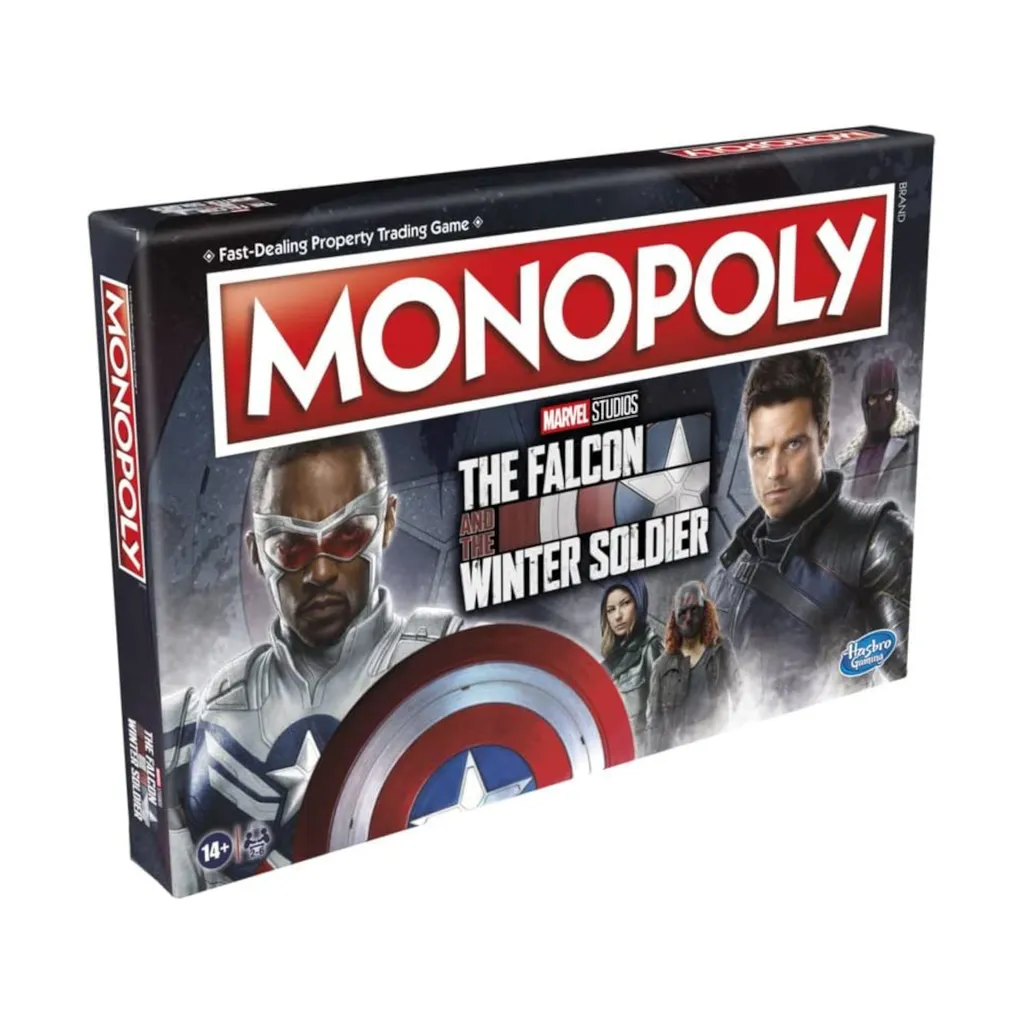 Hasbro - Monopoly - The Falcon And The Winter Soldier (englisch) Brettspiel Gesellschaftsspiel Marvel 1 Hasbro - Monopoly - The Falcon And The Winter Soldier (englisch) Brettspiel Gesellschaftsspiel Marvel