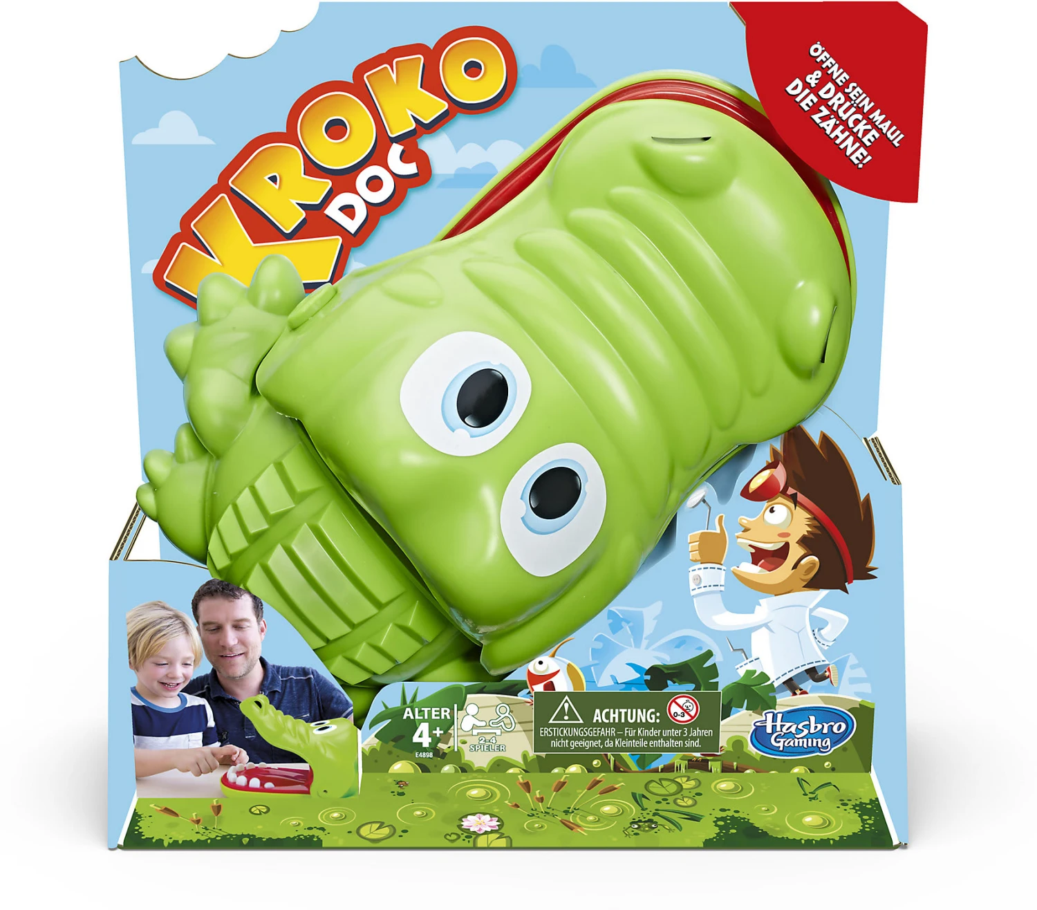 Hasbro Kroko Doc Spiel Für Kinder Ab 4 Jahren 1 Hasbro Kroko Doc Spiel Für Kinder Ab 4 Jahren