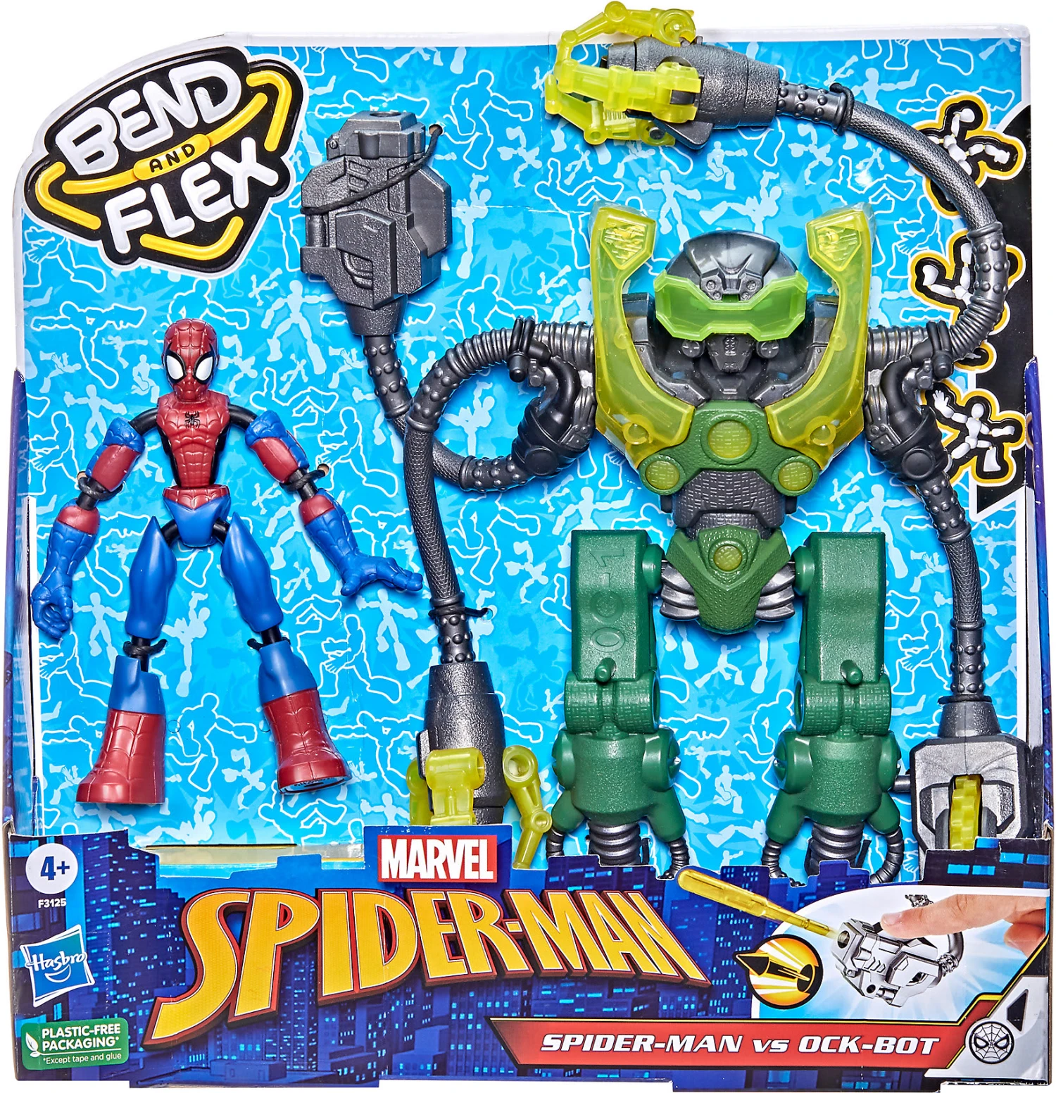 Hasbro Marvel Spider-Man Bend And Flex Spider-Man Vs. Ock-Bot, 15 Cm Große Spider-... 2 Hasbro Marvel Spider-Man Bend And Flex Spider-Man Vs. Ock-Bot, 15 Cm Große Spider-... – Bild 2