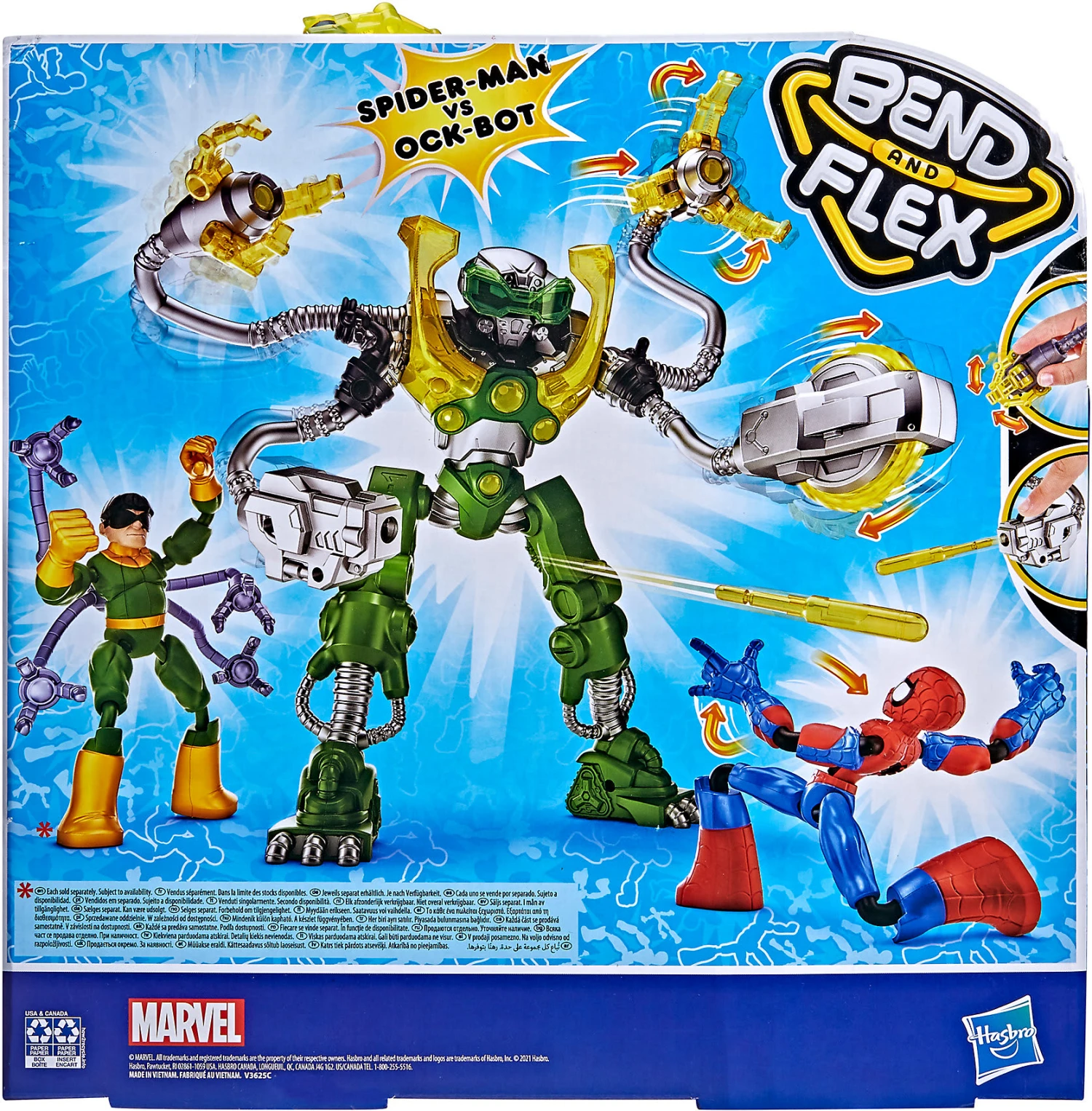 Hasbro Marvel Spider-Man Bend And Flex Spider-Man Vs. Ock-Bot, 15 Cm Große Spider-... 3 Hasbro Marvel Spider-Man Bend And Flex Spider-Man Vs. Ock-Bot, 15 Cm Große Spider-... – Bild 3