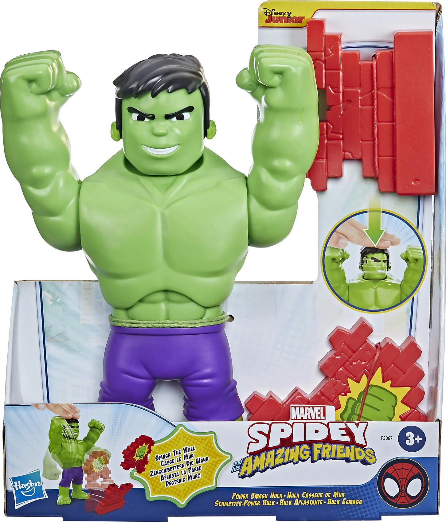 Hasbro Marvel Spidey And His Amazing Friends Schmetter-Power Hulk 5 Hasbro Marvel Spidey And His Amazing Friends Schmetter-Power Hulk – Bild 5